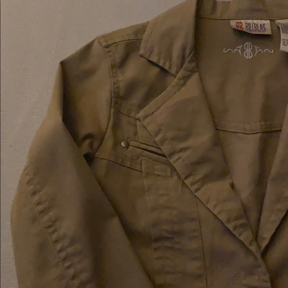 Tan Canvas Jacket, Size 8 - Picture 4 of 8